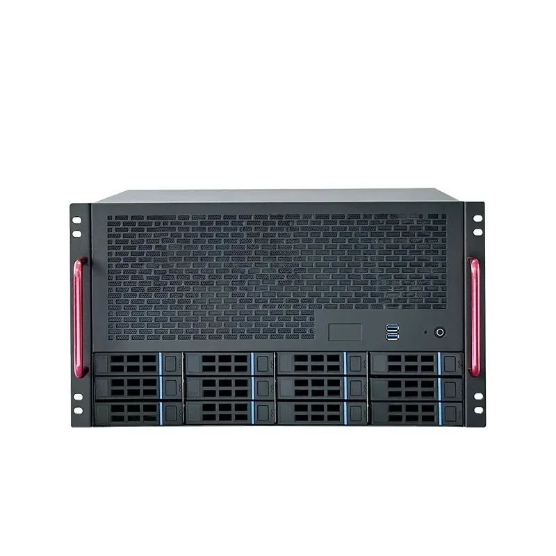 12 Disk NAS Chassis ATX Motherboard ATX Power Supply 8 Full Height Slots for Enterprise Household