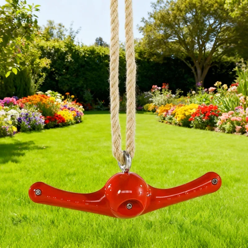 어린이 회오리 그네 360도 회전 야외 공원 조기 교육 장난감 놀이기구 어린이 팔 힘 훈련