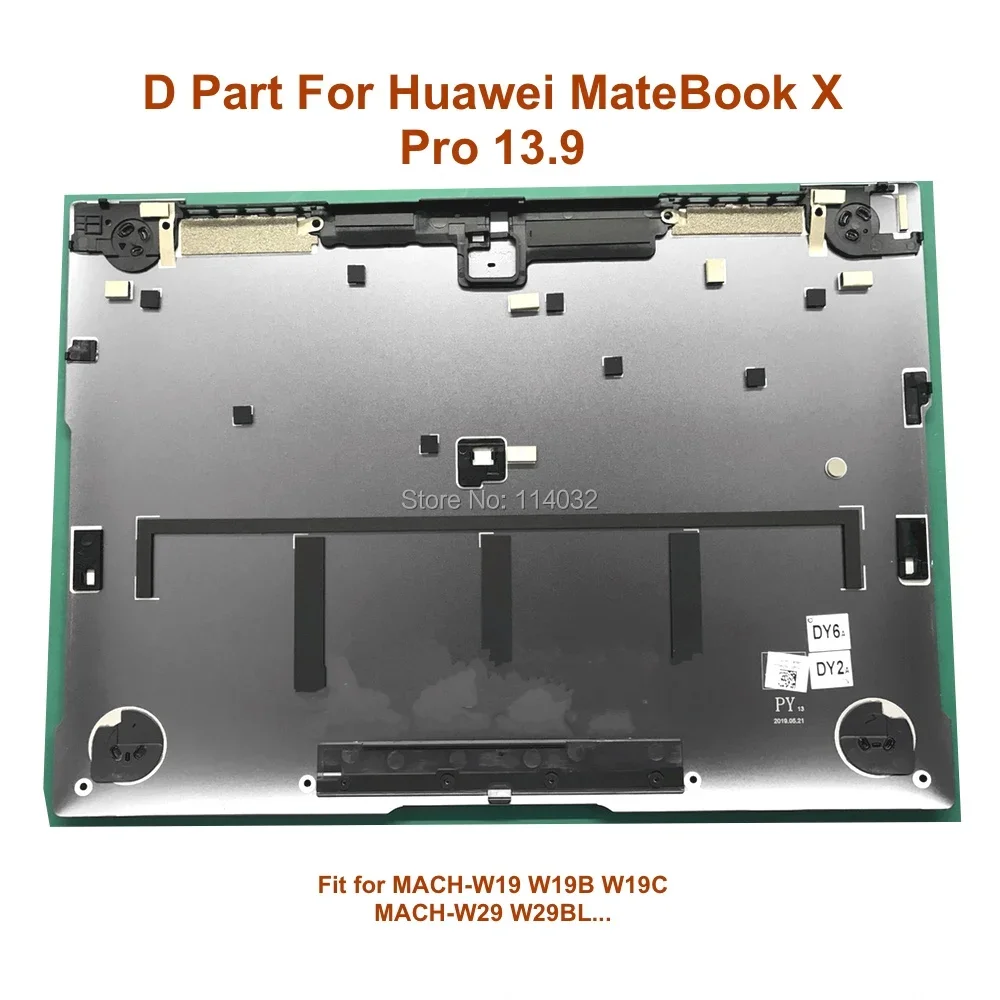 Pokrowiec na laptopa z podparciem dłoni do Huawei MateBook X Pro Mach-W29B W19B W19C W29 W29BL Top Case C D Shell Części do notebooków