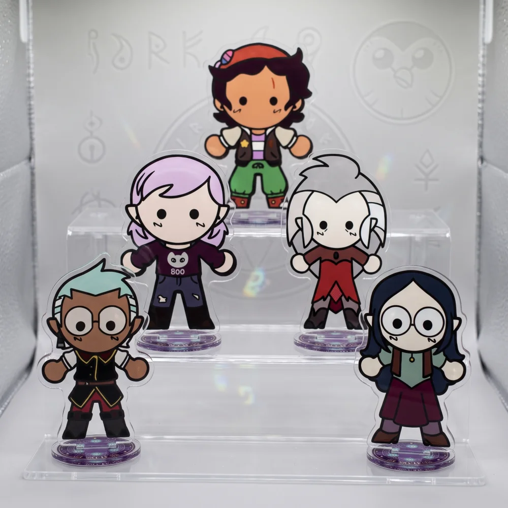 The Owl House Acrylic Stand Figure Luz Amity King Anime Desk Decoration Chibi Model Plate Badge Fans Collection Gift Keychain