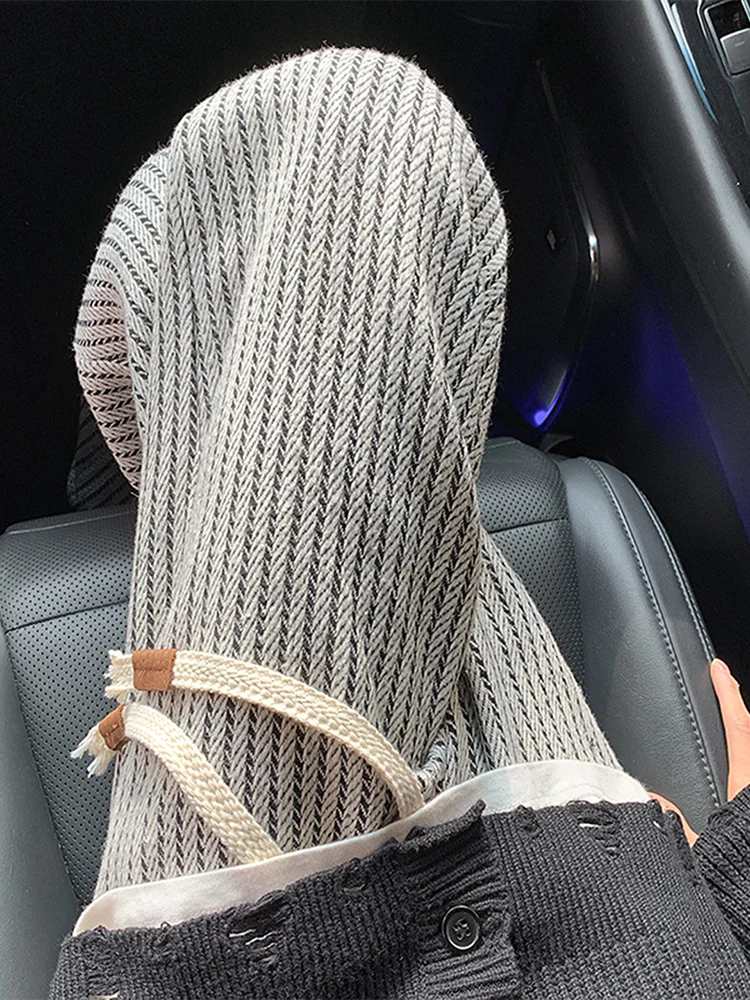 

Men's Casual Stripe Knitted Pants Autumn Season Cleanfit American Retro Straight Leg Heavyweight Sweatpants Faionable Trend...