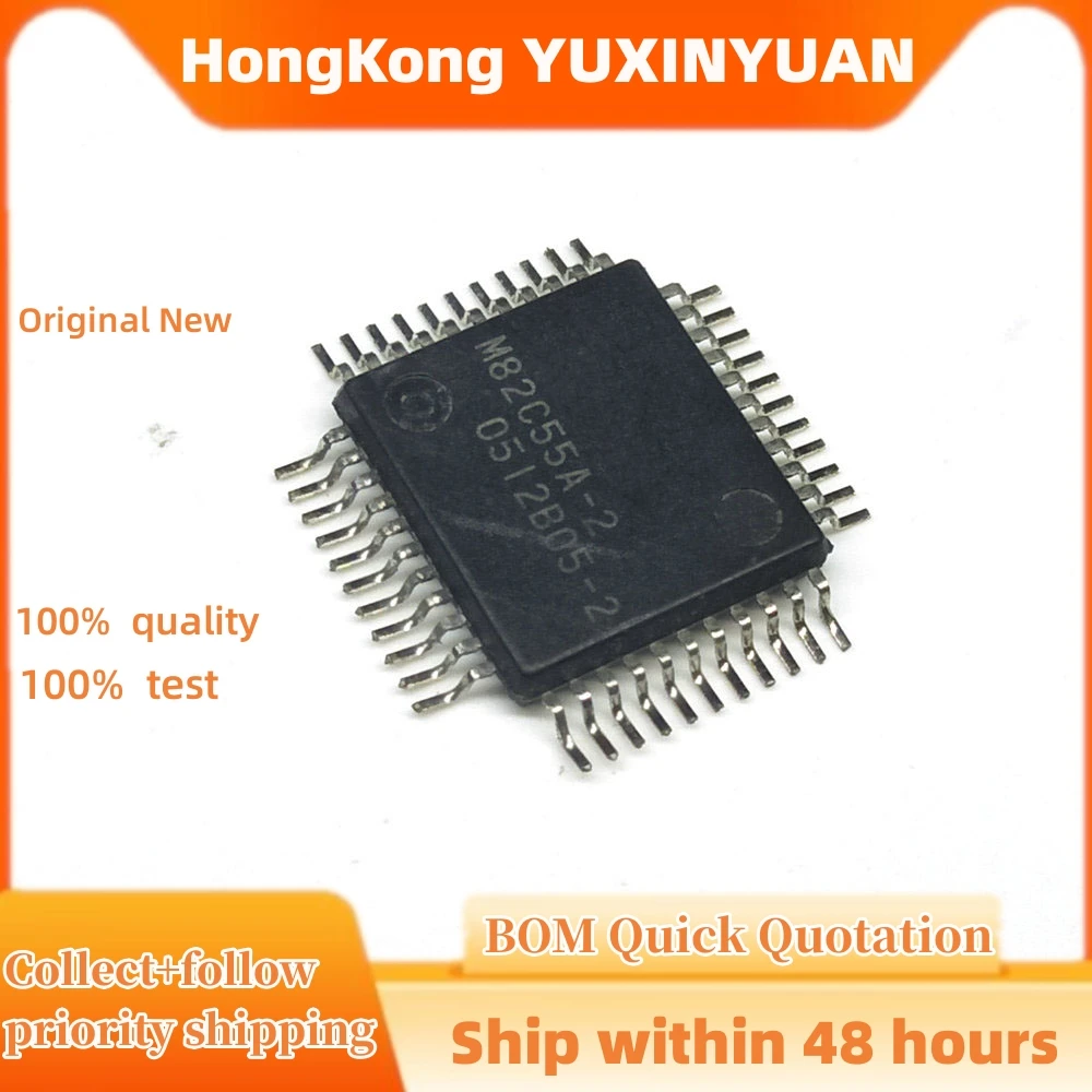 1PCS  MSM82C55A-2 QFP M82C55 CHIPS IN STOCK 