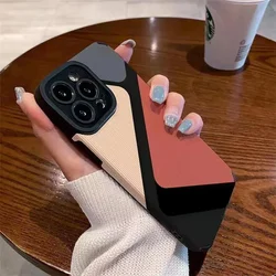 Case For iphone 17 17Air 17Promax Cases Cover Funda iphone16 15 14 Pro max Capas Leather Printed Back 13 12 Mini 11Pro 15Pro