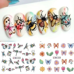 12 قطعة من الشارات لنقل المياه مانيكير خنفساء النحل الحشرات الحيوانية الزينة أفضل 12 مرهما مبيعات للوكعة الملتهبة - No3