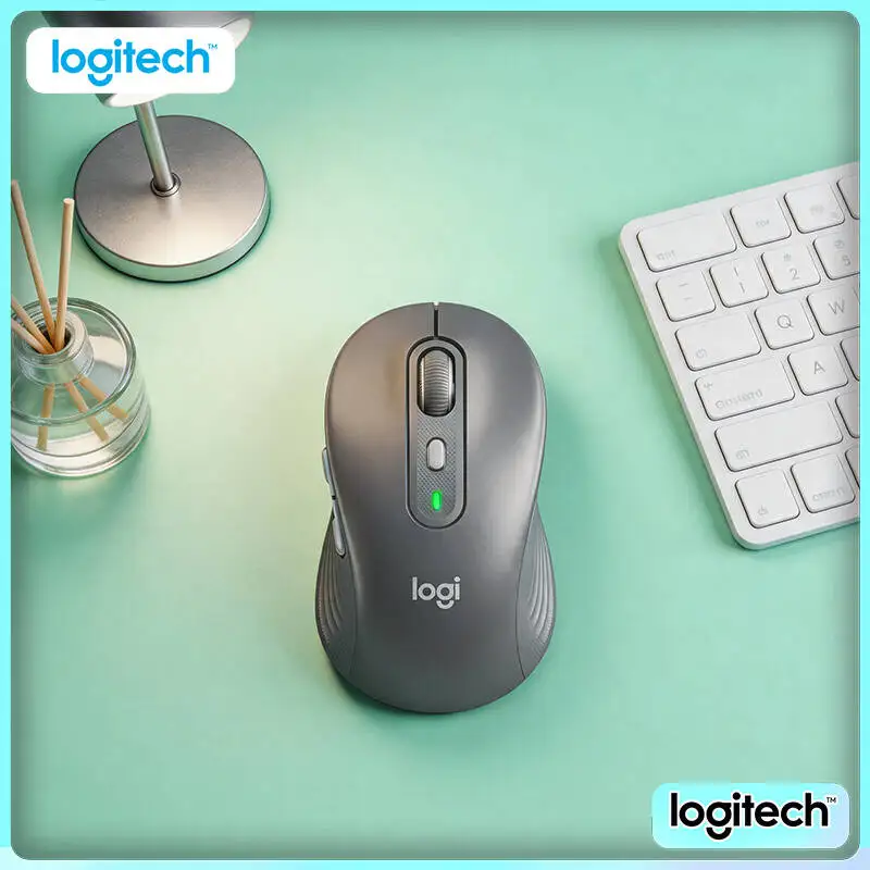 

M750 Signature Mouse - 90% Click Noise Reduction, Anti-Slip Grips, 24-Month Battery, PC Tablet Ready