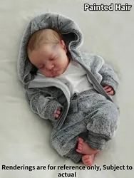 17 Inch 42Cm Levi Full Body Silicone Reborn Boy Baby Handmade Full Silicone Newborn Doll