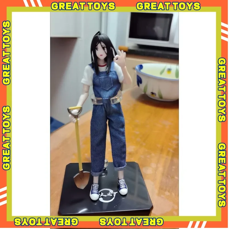 

In Stock 1/12 China Temporary Cowboy Overalls Full Set Feng Baobao Female Martial Arts Master North 6in Action Figures Model Toy