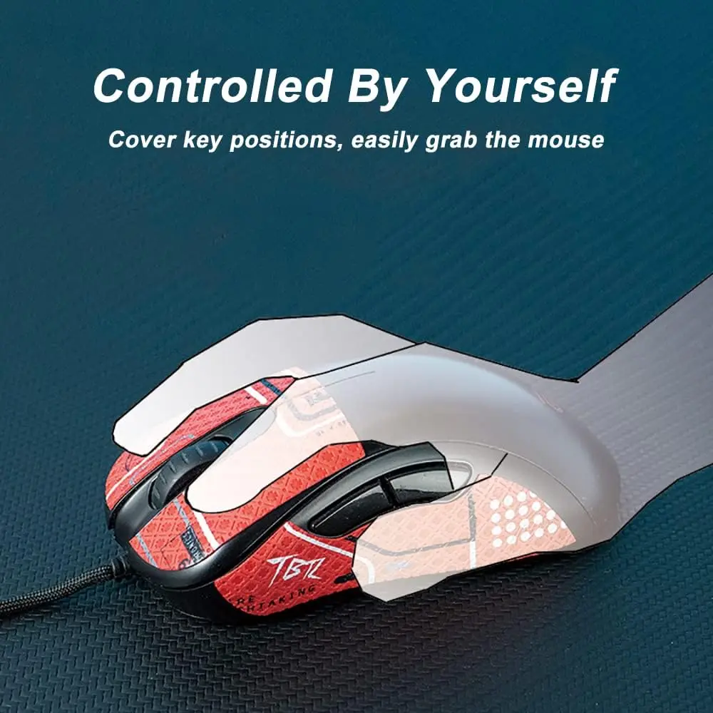 Anti-Slip Grip Tape For Logitech GPW / G Pro X Superlight  Pre-Cut Leather Mouse Skins | Sweat-Absorbent & Easy Installation