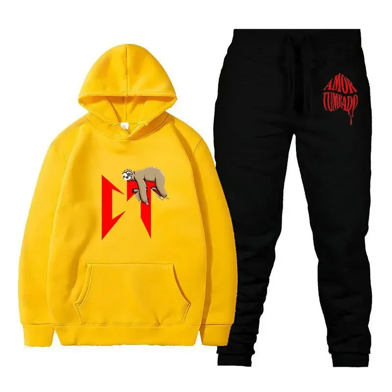 Corridos tumbados hoodies set männer mode natanael cano langarm sweatshirts frauen lässig harajuku streetwear pullover sudad