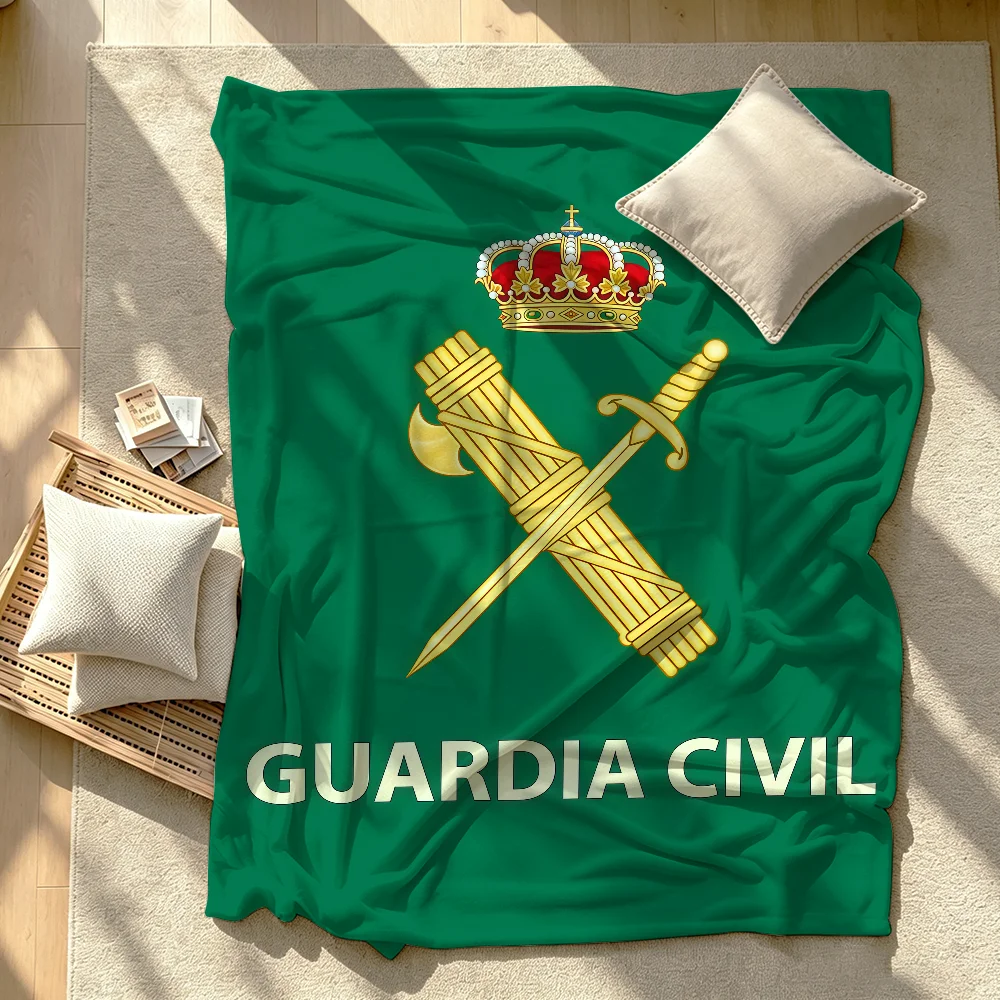 Spanish Guard Civil Blanket Soft Warm And Thick Perfect For Bedroom Living Room Bed Sofa Camping Picnic Office Gift