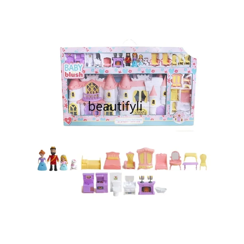 Children's Play House Dream Portable Doll House Villa Toy Girl Princess, Simulation Gift