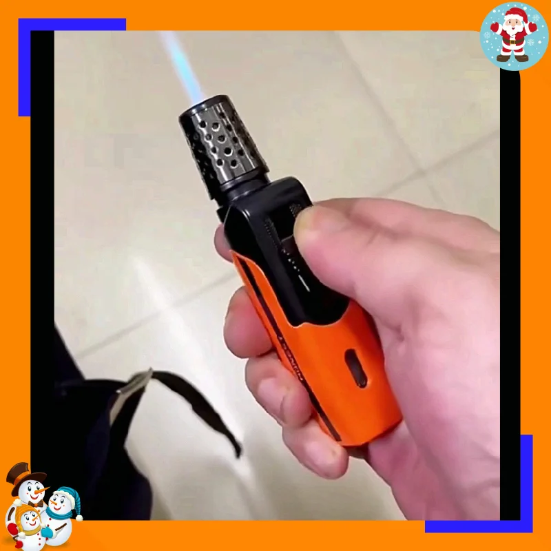 

2026 HONEST Windproof Direct Jet Gas Lighter BBQ Baking Cigar Lighting Outdoor Camping Ignition Portable Tool Novelty