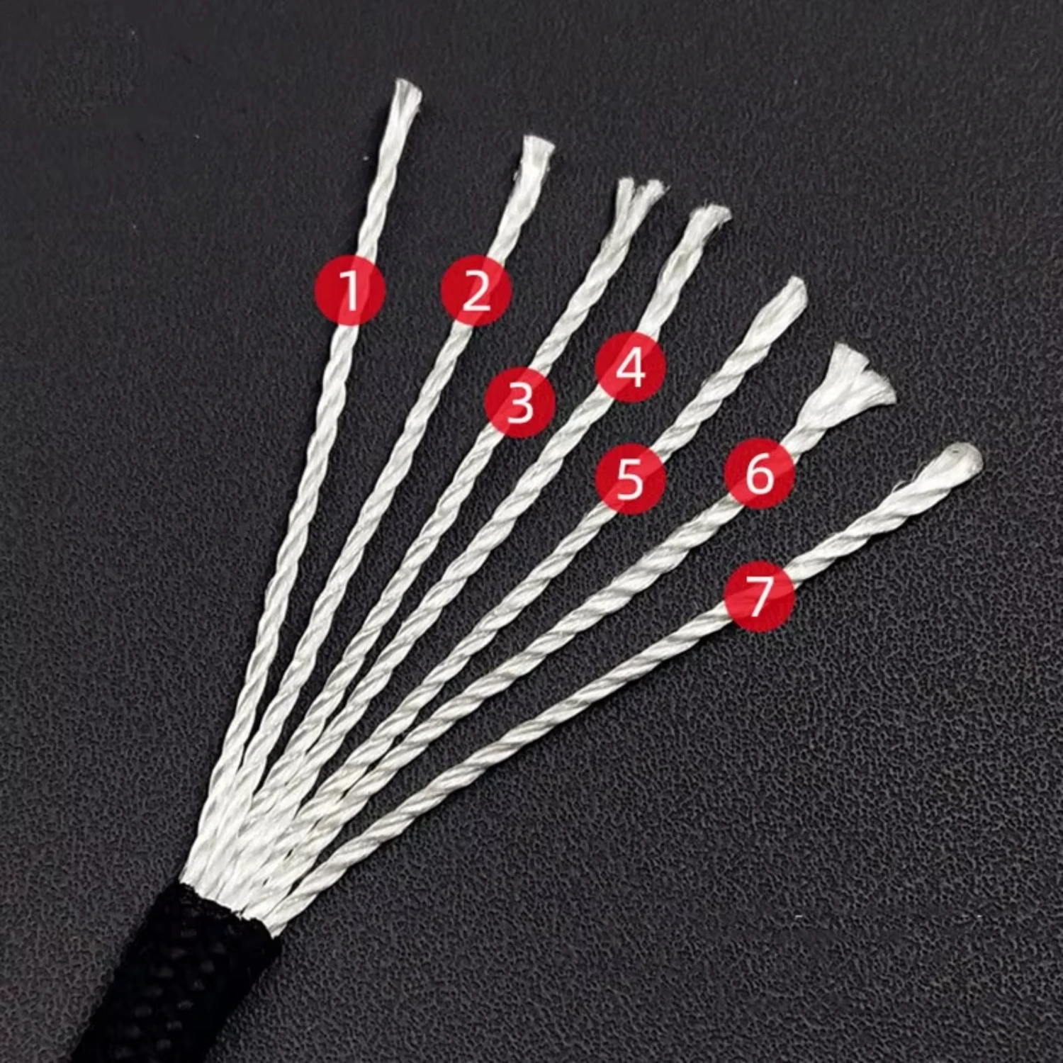 550 Military Paracord 7 Strand 4mm Tactical Parachute Cord Camping Accessories Outdoor Survival DIY Bracelet Rope Edc bead Corde