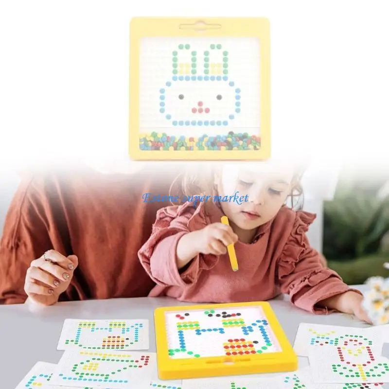 090B długopis magnetyczny dla dzieci chodzący koralik zabawka do rysowania tablica do rysowania utwór zabawka do rysowania