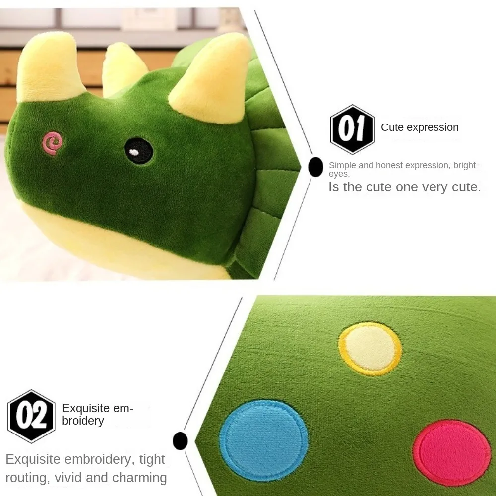 

Creative 40/60CM Triceratops Toy Big Cute Dinosaur Soft Gifts Dolls for Girls Boys