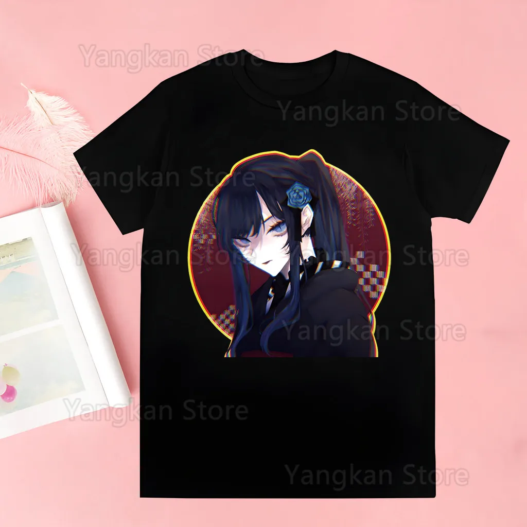 Ado Tshirt Printed Unisex Short Sleeve T Shirt Cool Cartoon Casual T-shirt Streetwear Tops