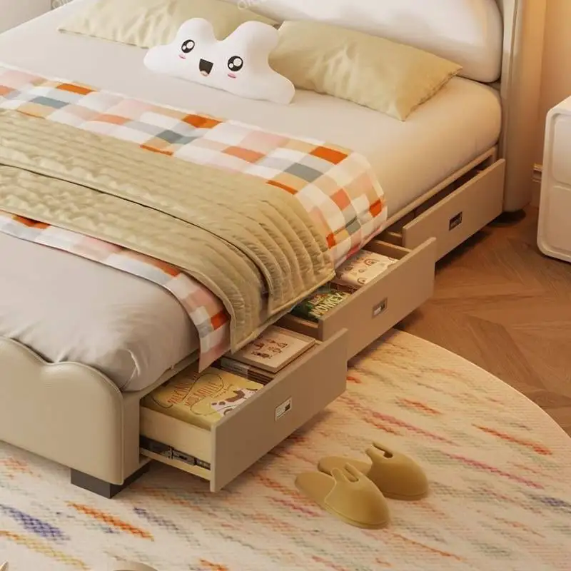 تخزين سرير أطفال إسكندنافي أوروبا رخيصة بسيطة خشبية مخصصة سرير أطفال تصميم واحد حديث Lettino Per Bambini أثاث منزلي