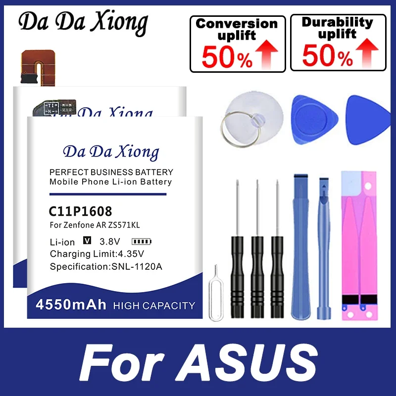 

C21P2001 C11P1608 C11P1618 C11P1517 C11P1309 Battery For ASUS Zenfone ROG Note 1 3 4 5 5Z 6 c7.0 10 X AR L1 MAX M1 M2 S Pro