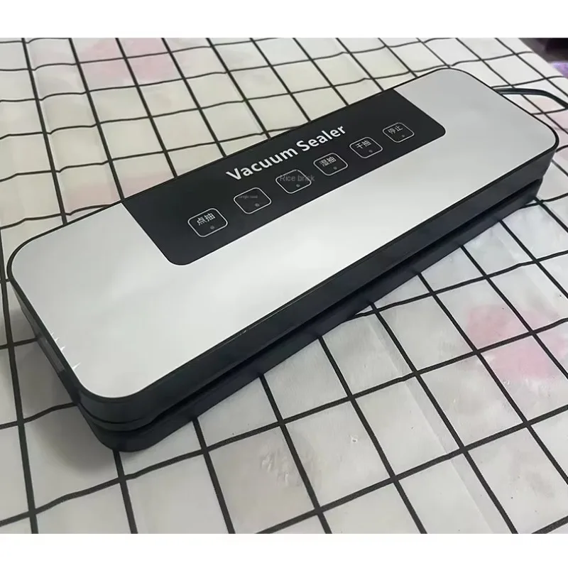 Portable Mini Electric Automatic Vacuum Sealer for Home Commodity Use Plug-in ABS Material 30cm Sealing Width