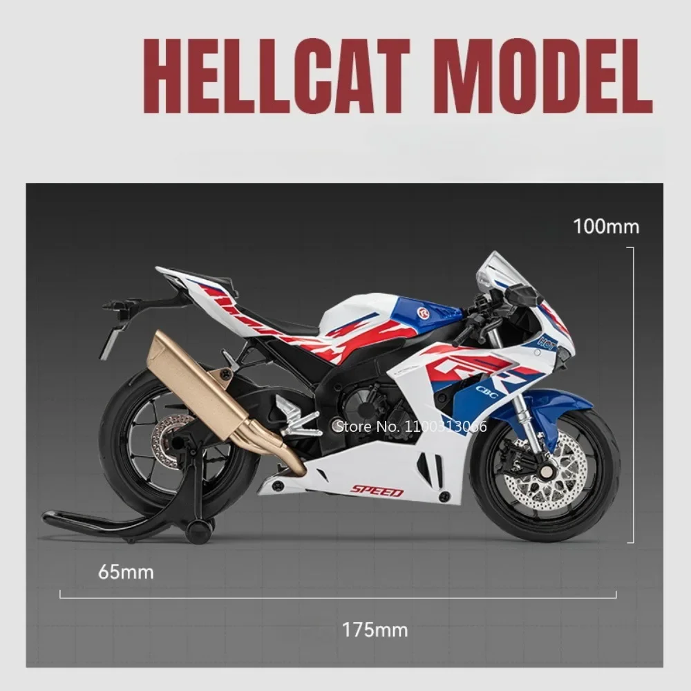 1:12 Schaal CBR1000 Motorfiets Model Speelgoed Metalen Diecasts Motoren De Voorwielen Kan Draaien Motor Speelgoed voor Jongen Gift Collection