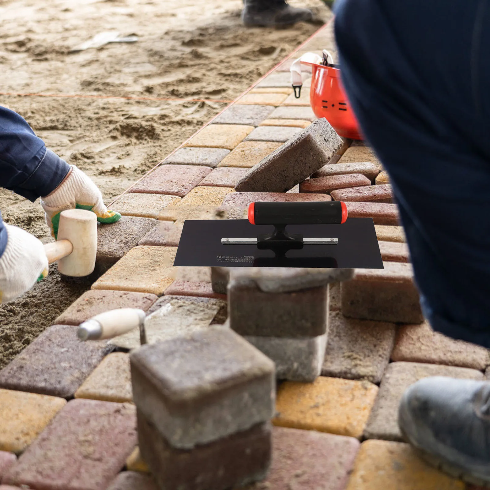 

Plastering Trowel Plastic Handle Clay Tablet Metal Drywall Tool Masonry Pointing Wallboard Plasterboard Smoothing Spatula