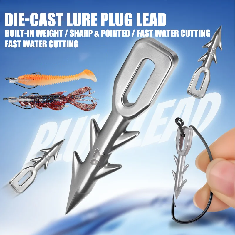 Plomos con púas para Neko Rig y Wacky Rig – Peso ideal para vinilos - imagen 2