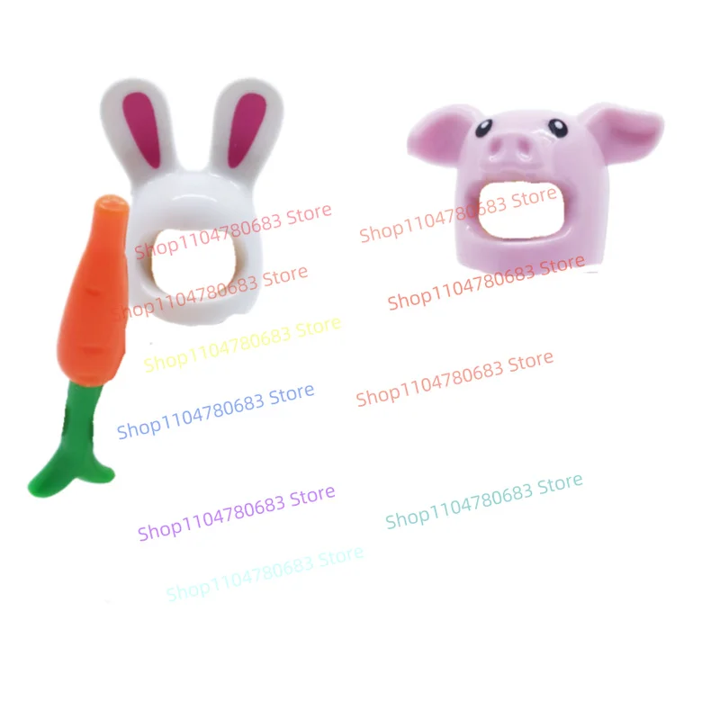 

New MOC Building Block Minifigures, Bunny & Pig Anime Game Figures, Decor Ornaments, Holiday Gifts