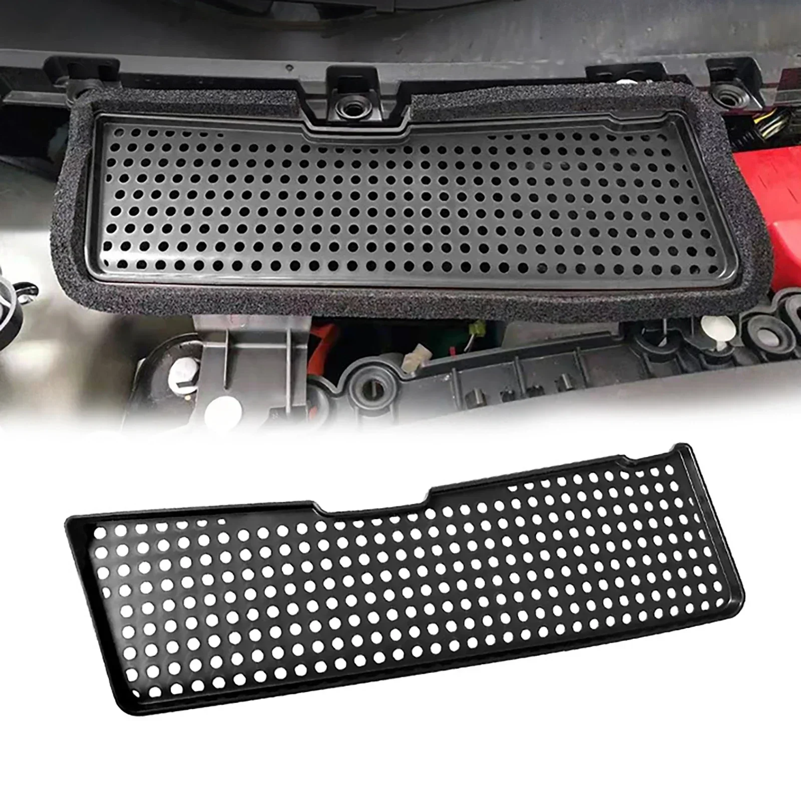 Für Tesla Model 3 2021-2023 Auto-Luftansaugfilter Externes Filterelement Luftstrom-Entlüftungsabdeckung Anti-Blockier-Luftansaugabdeckung – Detail 4