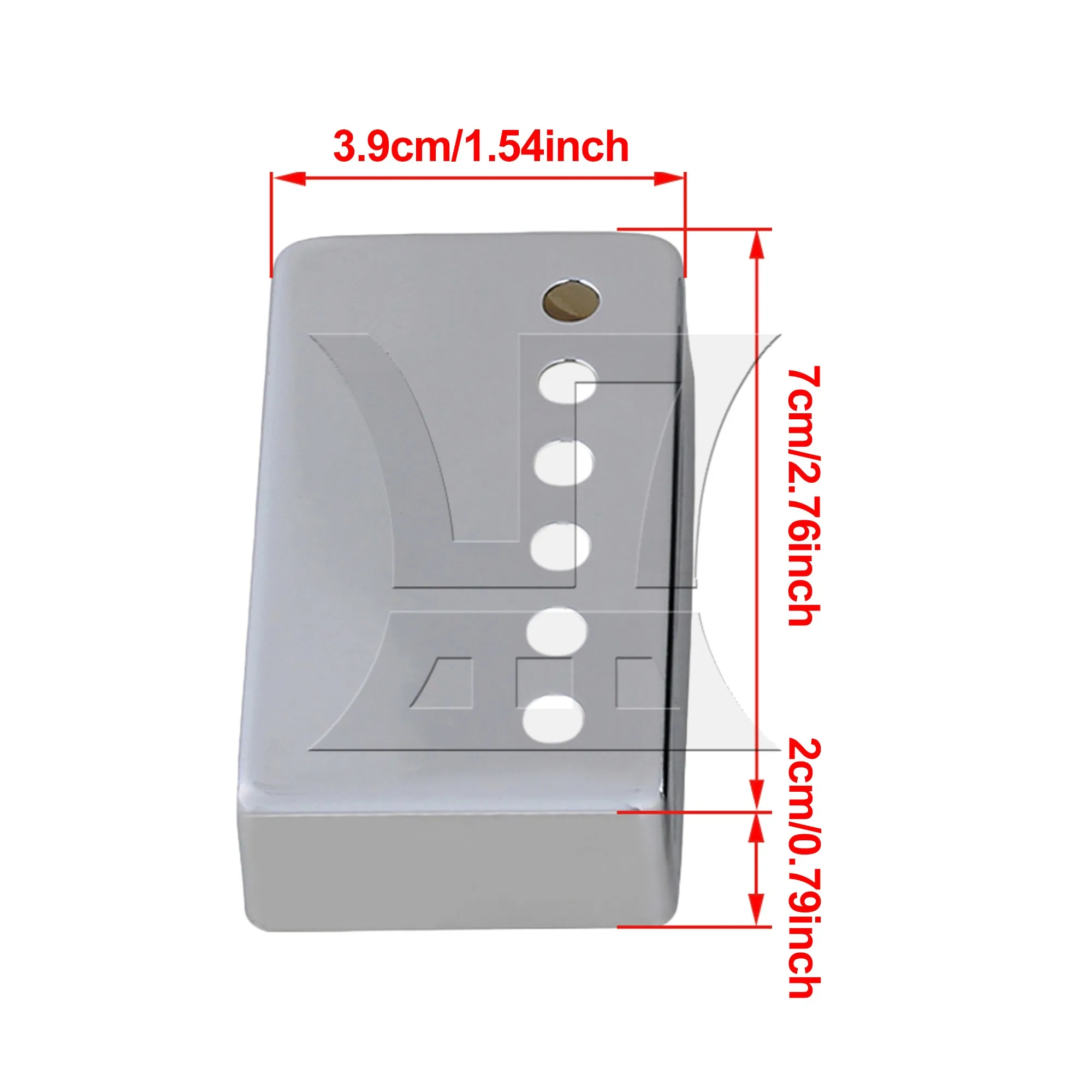 

YIBUY 4 комплекта металлических кольцевых креплений для гитарных звукоснимателей, хромированные, 2 шт./компл., прочные сменные детали для электрогитары