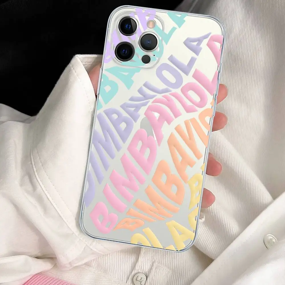 حافظة شفافة من السيليكون المقاوم للصدمات لهاتف آيفون 17 16 15 14 13 12 11 Mini Pro Max Plus