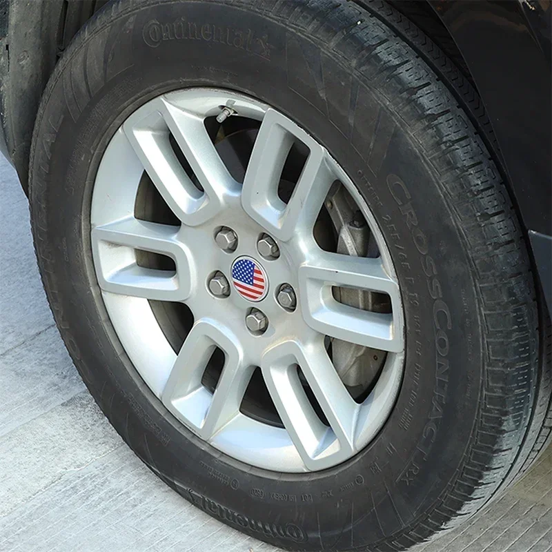 

(56MM)For Land Rover Defender 90 110 130 2020-25 Car Accessories Aluminum Alloy Car Wheel Center Cover Stickers Hub Cap Sticker