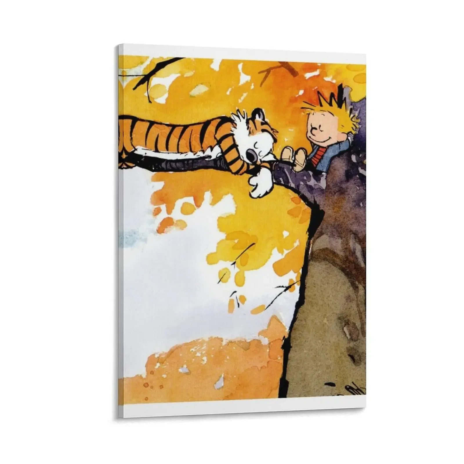 

Calvin And Hobbes Bill Watterson Canvas Wall Art Print Cute Kids Decor Canvas Painting posters anime