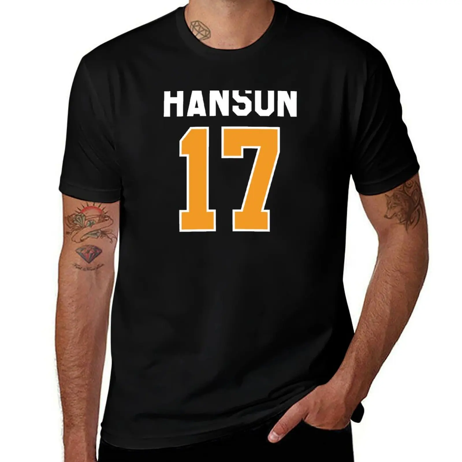 

Hanson 17 T-Shirt t shirt men 100% cotton luxury brand t shirts for man graphic tees cotton t shirt pack T-shirt