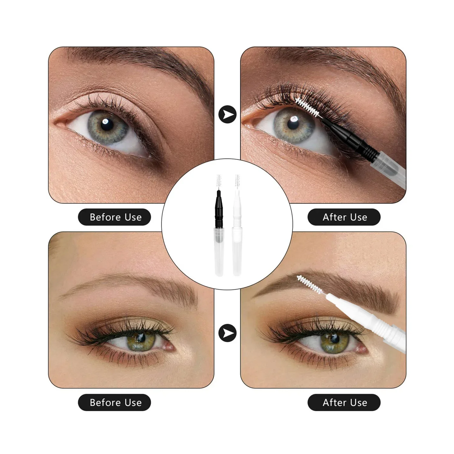 20Pcs Mini Eyebrow Brush Brow Perm Brush Disposable Brow Lifting Brushes Bendable Micro Eyelash Brush Applicators Makeup Tools image 4