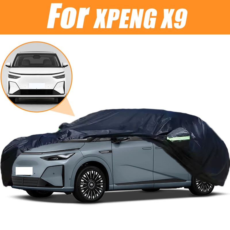 

For XPENG X9 All-Weather Car Covers 6-in-1 Waterproof Dustproof UV Proof Snowproof Scratch Resistant Protection