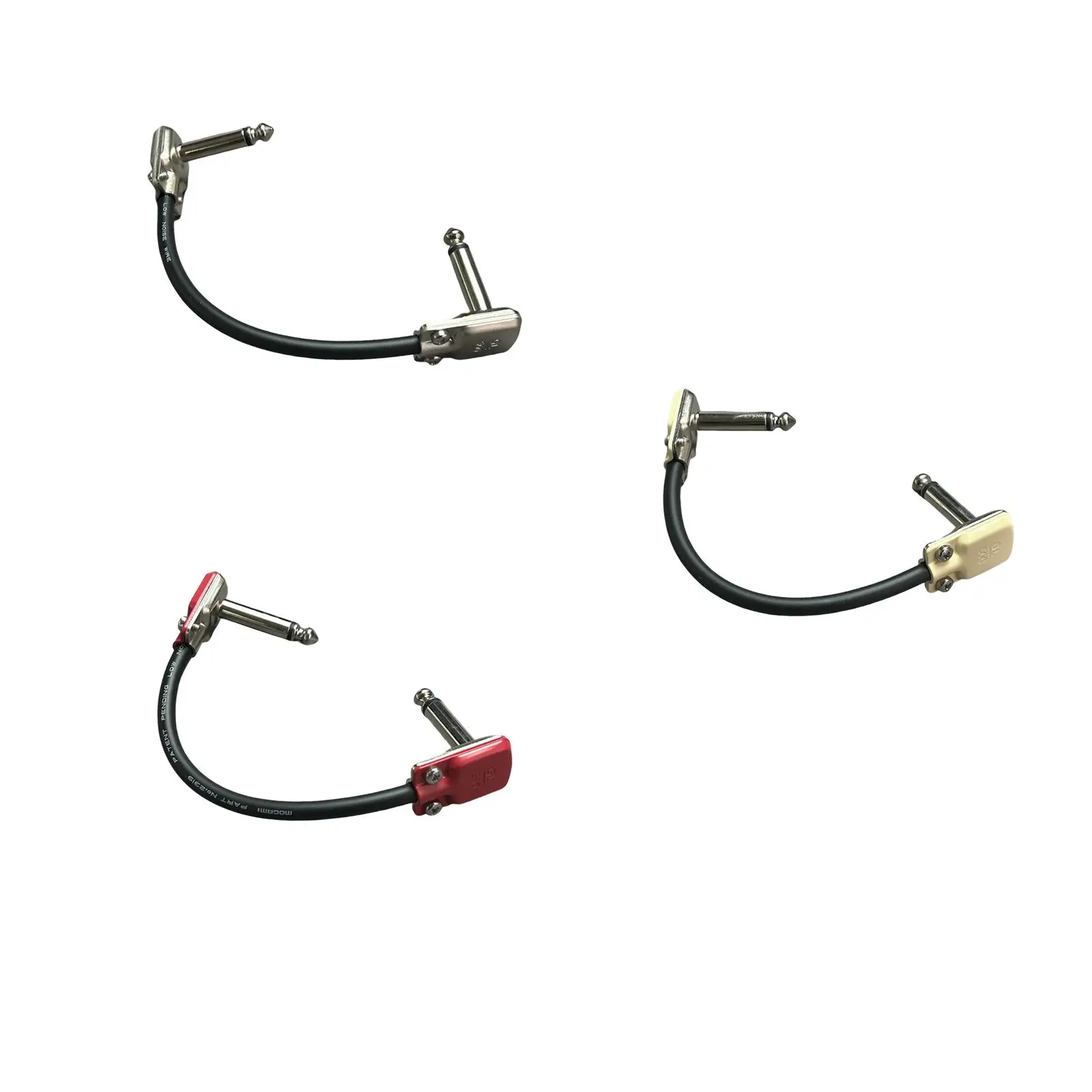 Versatile Usage 6 Inch Guitar Patch Cable Noise Reduction Connector for Electric Guitar Shoulder
