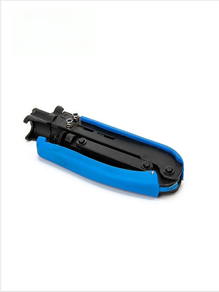 Imagem -02 - Alicates de Crimpagem com Conector f Ferramenta de Compressão Coaxial Cabo Coaxial Grampo de Pressão a Frio Rg59 Cabo Rg6 tv Crimper Tool