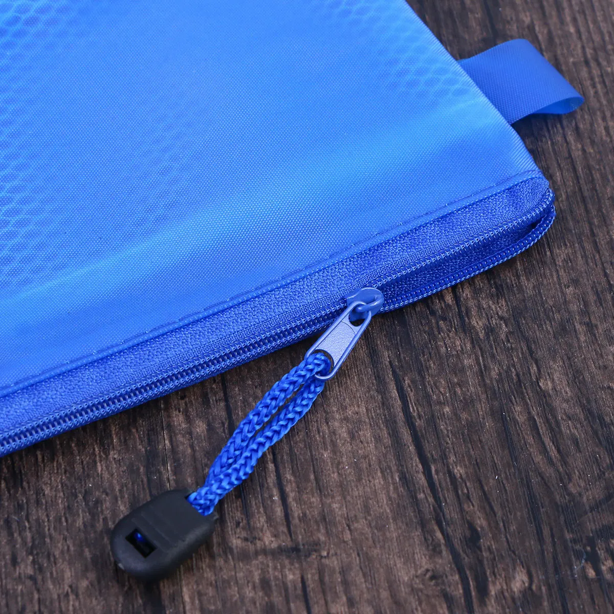 

12Pcs A6 Mesh PVC Stationery Bag Waterproof Zipper Pencil Case Portable Office School Supplies Random Color Stationery Bag