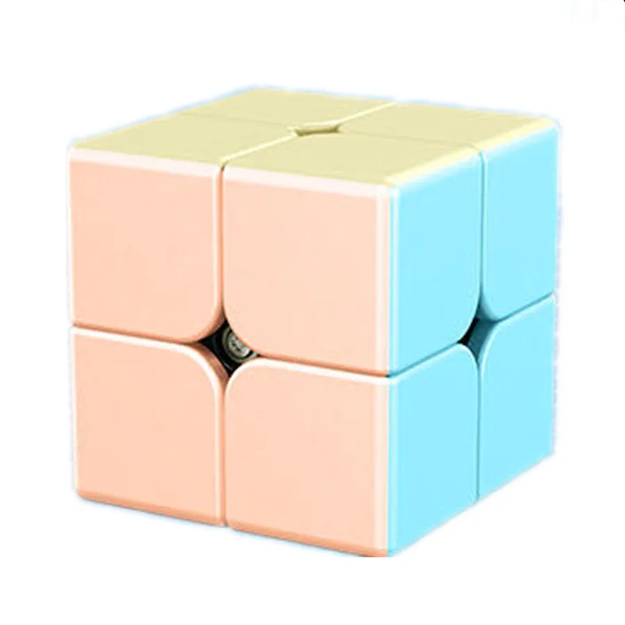 MoYu Meilong Macaron Cubo Magico 2x2 3x3 4x4 5x5 Piramide Colorato Macaron Colore Cubo Magico Puzzle Prima Educazione Giocattoli Regali