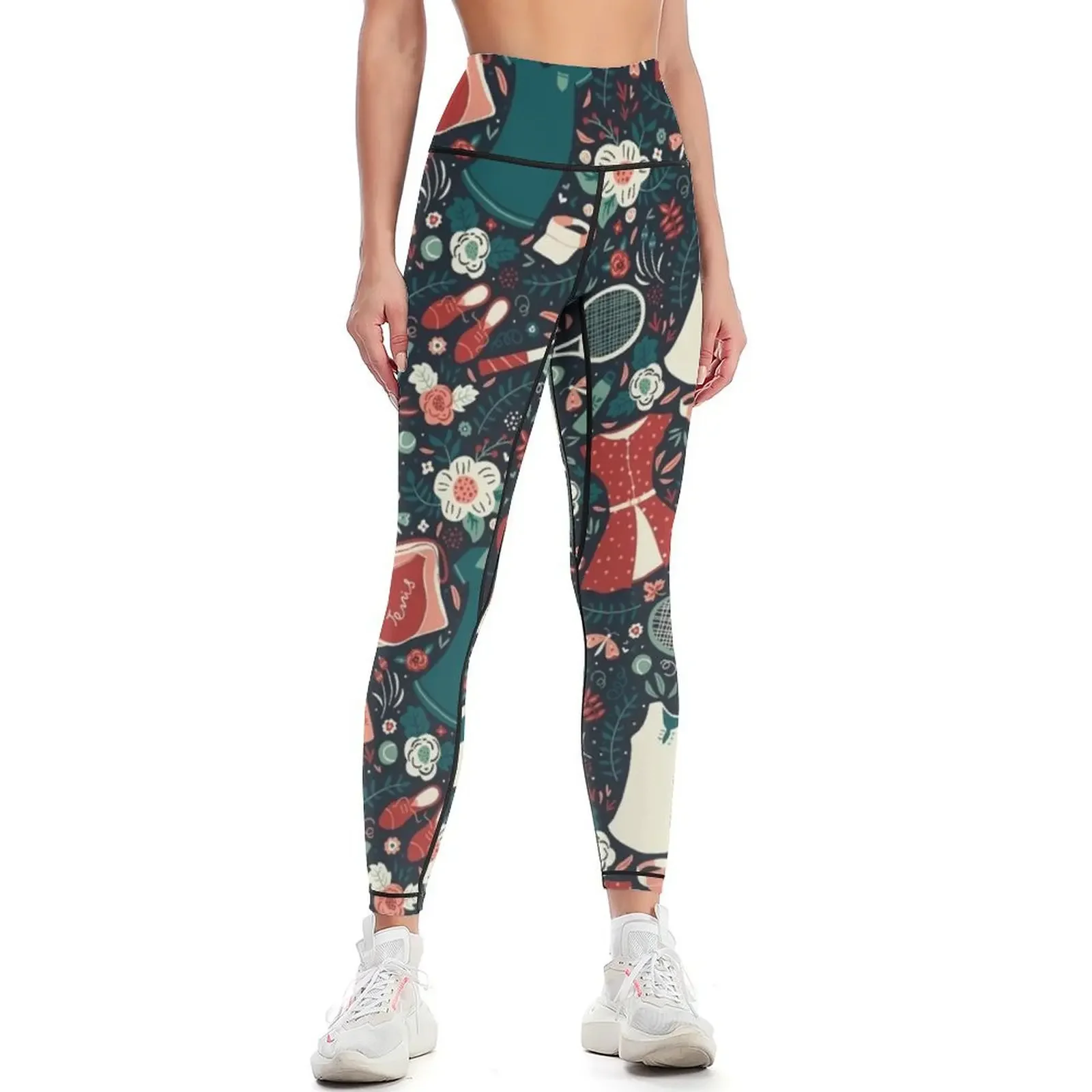 

Tennis Style Leggings Women's sports joggers for fitness set gym legging push up Womens Leggings
