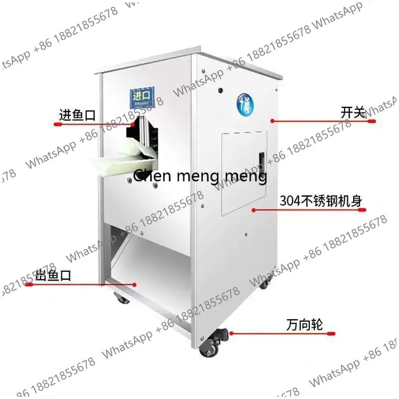 Fully Automatic Fish Scale Remover Machine Set Small Complete Electric Fish Cleaning Machine