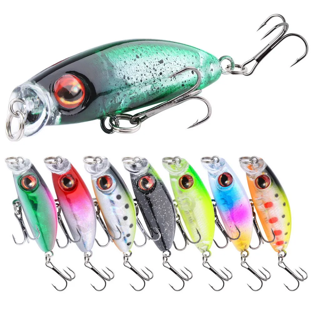 

New Hot Mini 2.9g Popper Minnow Set Sinking Lifelike Ultra Long Cast Metal Freshwater Saltwater Bass Perch Fishing Lures Tackle