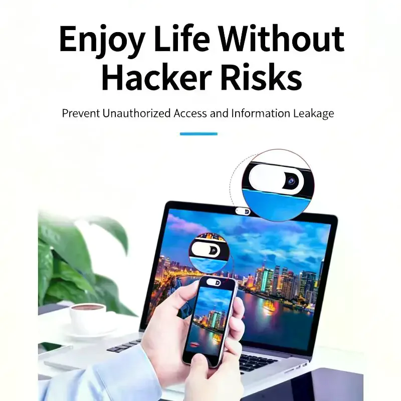 Laptop Camera Privacy Cover Webcam Cover Shutter Adhesive Slider For Tablet Web Pc Camera Mobile Phone Lens Privacy Sticker