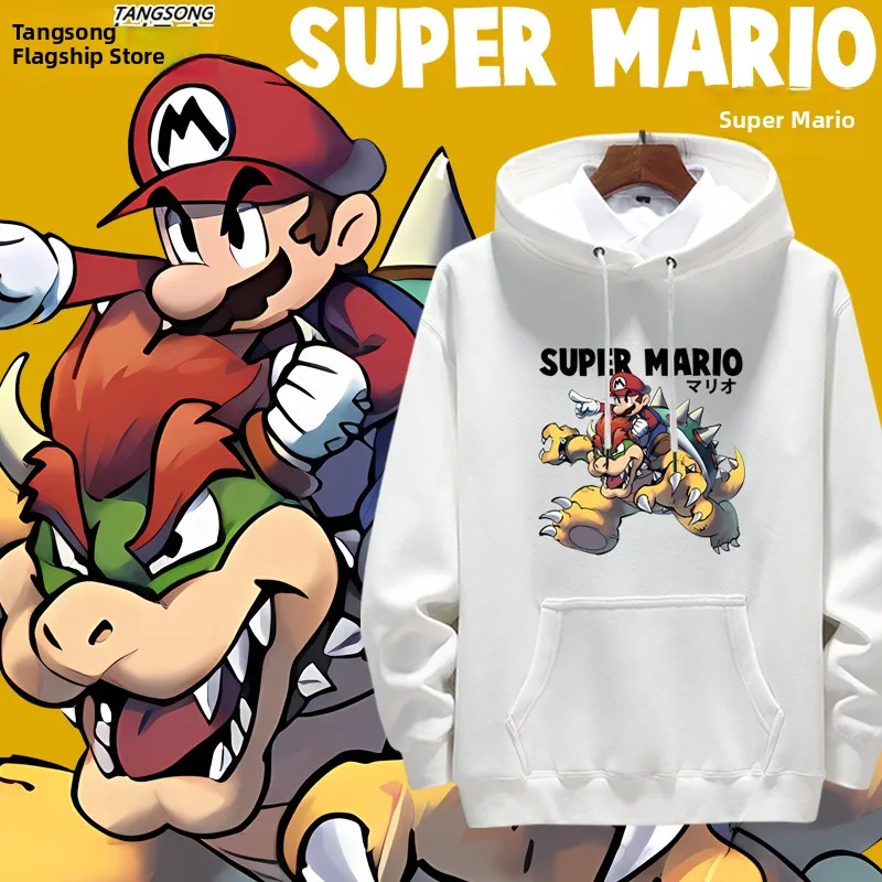 

Супермодная толстовка с капюшоном в стиле карикатуры, свободного кроя, повседневная, с длинным рукавом, из смесового хлопка и полиэстера, молодежная, для весны, осени и зимы