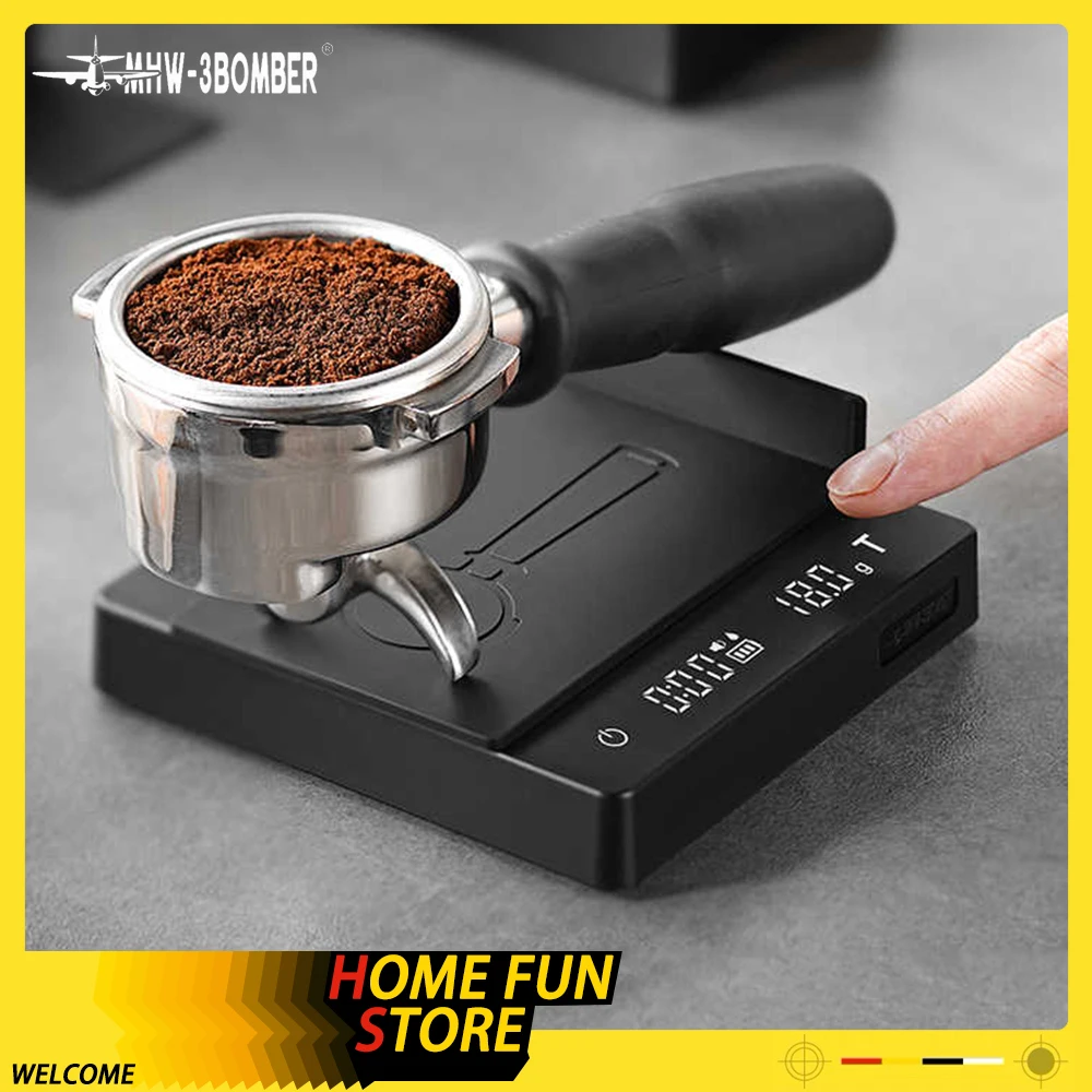 Mhw-3bomber Digital Kitchen Coffee Scale High Precision Cyclic Rechargeable Home Barista Accessories Customized Electronic Scale