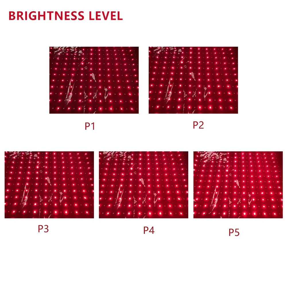 In stock 2026 2024 3- Chips Body Pain Relief Machine  Yoga Mat Red LED Light Infrared Treatment Blanket Home Therapy Blanket