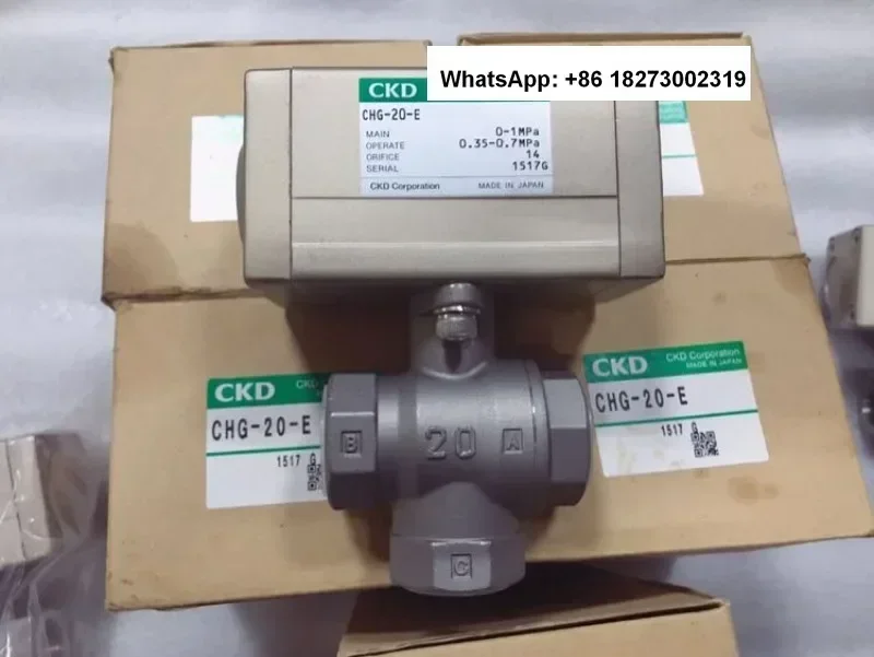 CHG-20-E spot pneumatic ball valve 3-way 6-point DN20-CHB pneumatic ball valve CHBF-V1-20,1pcs