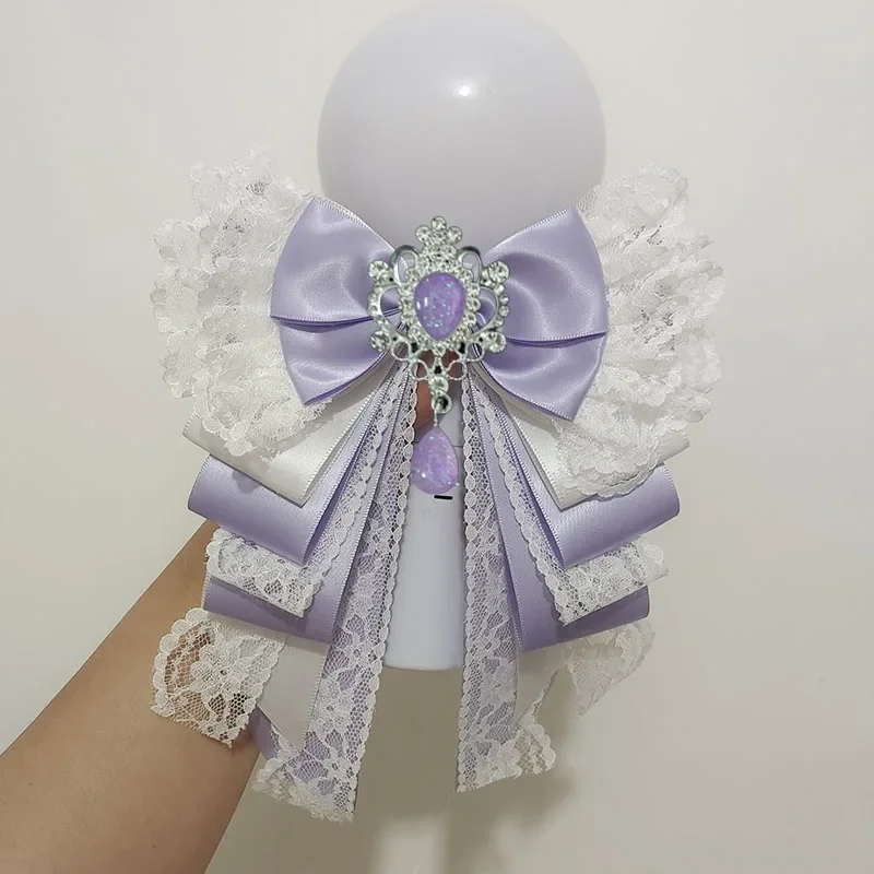 Originelles Design: Retro-Lolita-Schleife im Hofstil, Kleiderkragen, Blumenmode, Konzert, krabbende Schleife, handgefertigter High-End-Schmuck, Geschenk