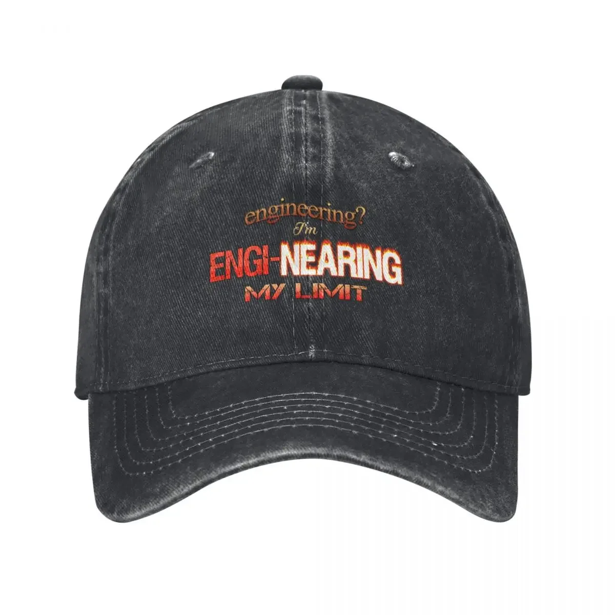 Engineering? I'm Engi-nearing My Limit Engineer Pun Baseball Cap Cosplay Sunhat Bobble Hat Men Hats Women's