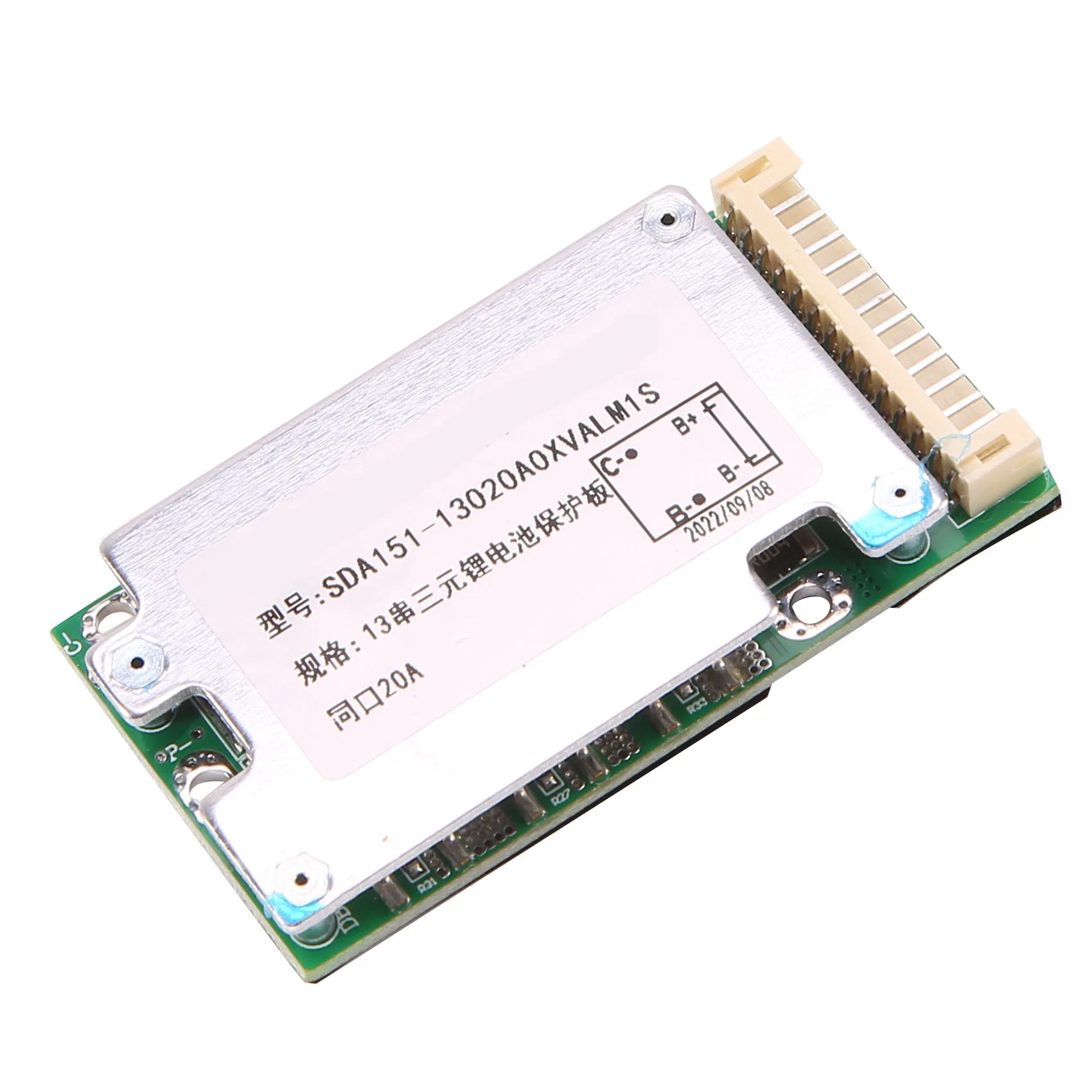 Li-Ion Lithium Batterij Bescherming Board Sda151 13S 48V 20a Elektrische Fiets Batterij Bms Board Ebike Batterij Balans